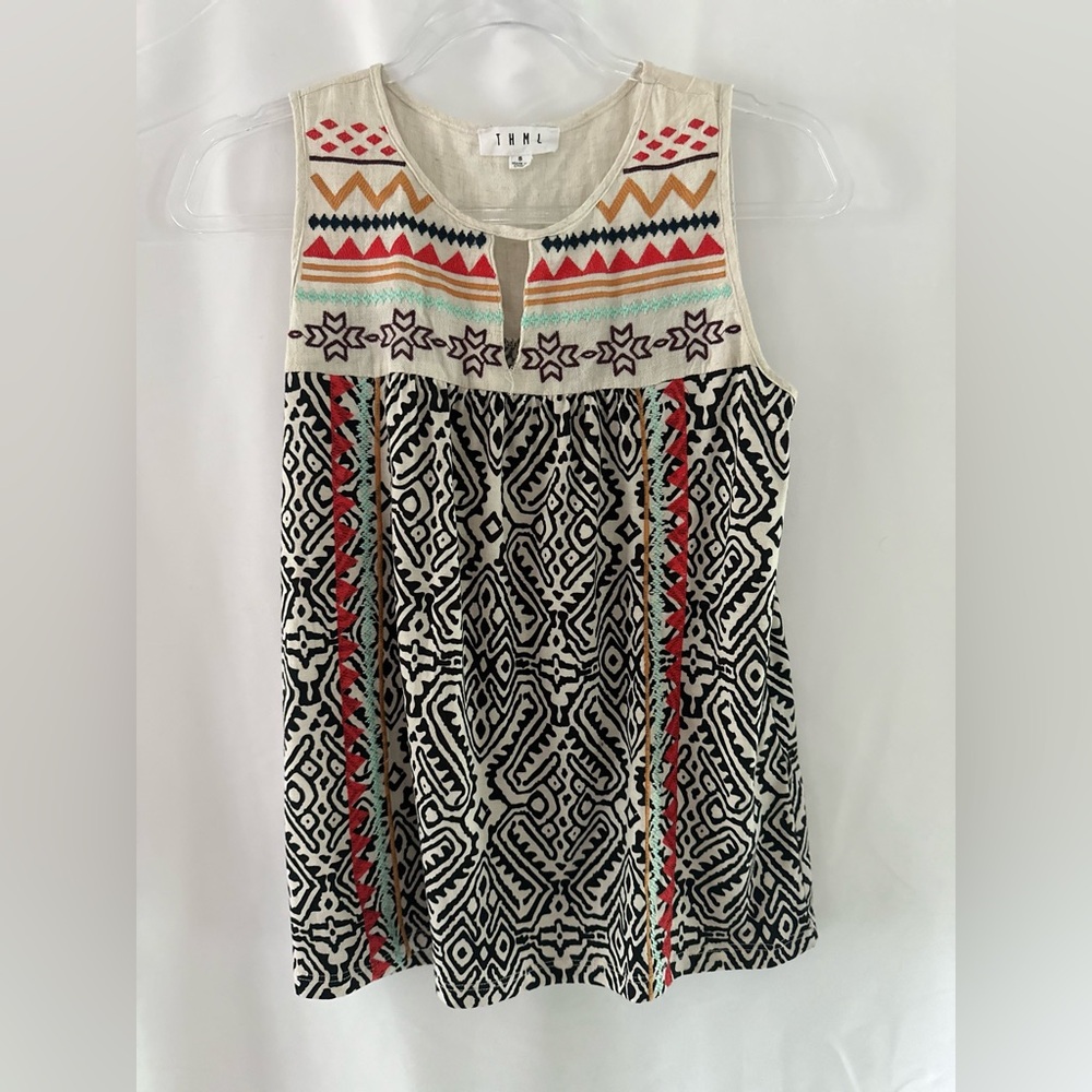 THML Anthropologie Women’s Aztec Tank Top. Size Small.